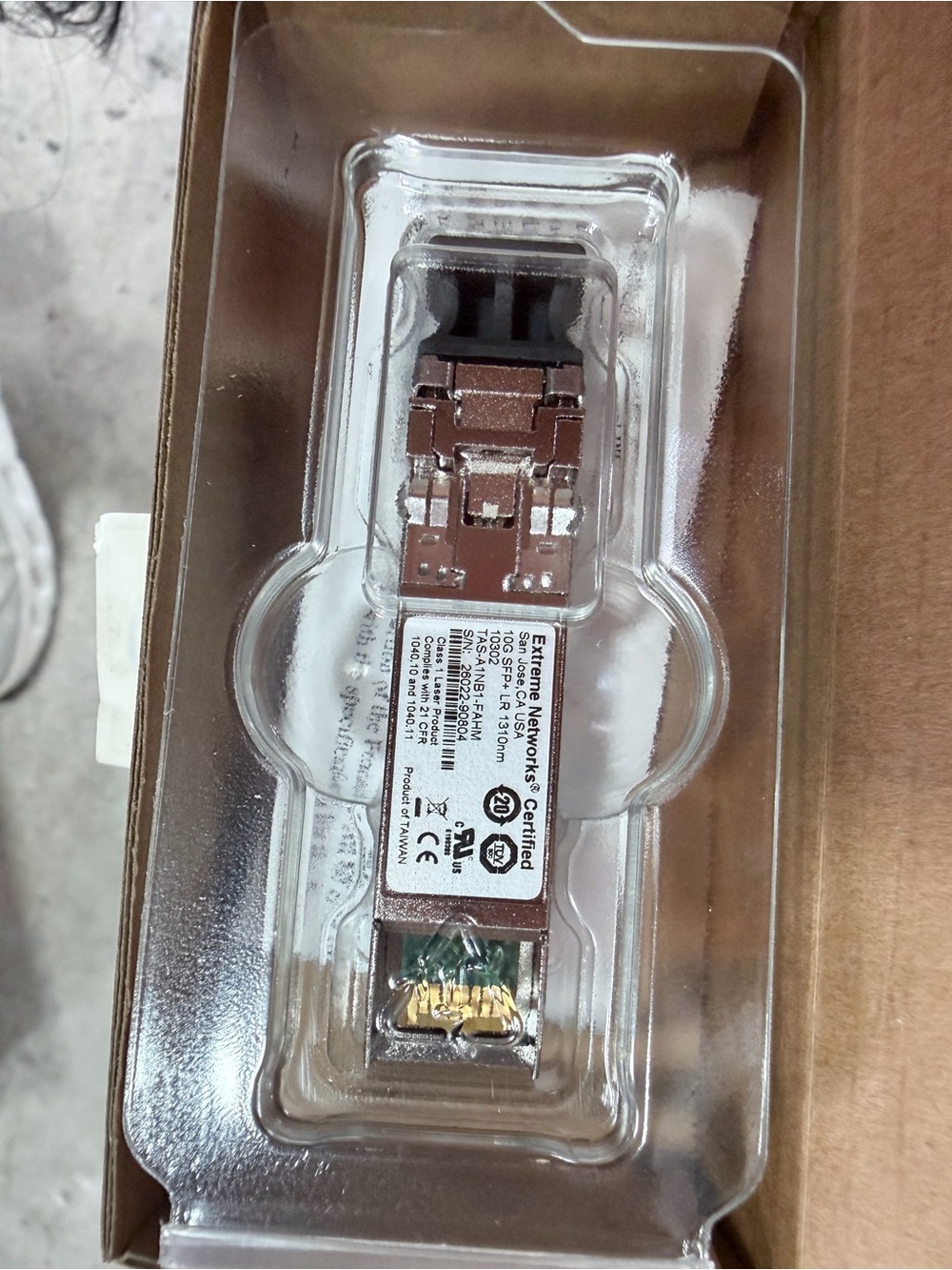 Extreme Networks 10302 10G SFP+ LR Transceiver Module
